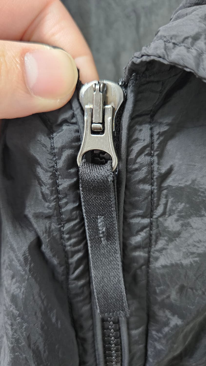 스톤아일랜드 나일론메탈 오버셔츠 블랙(M) 상품이미지5