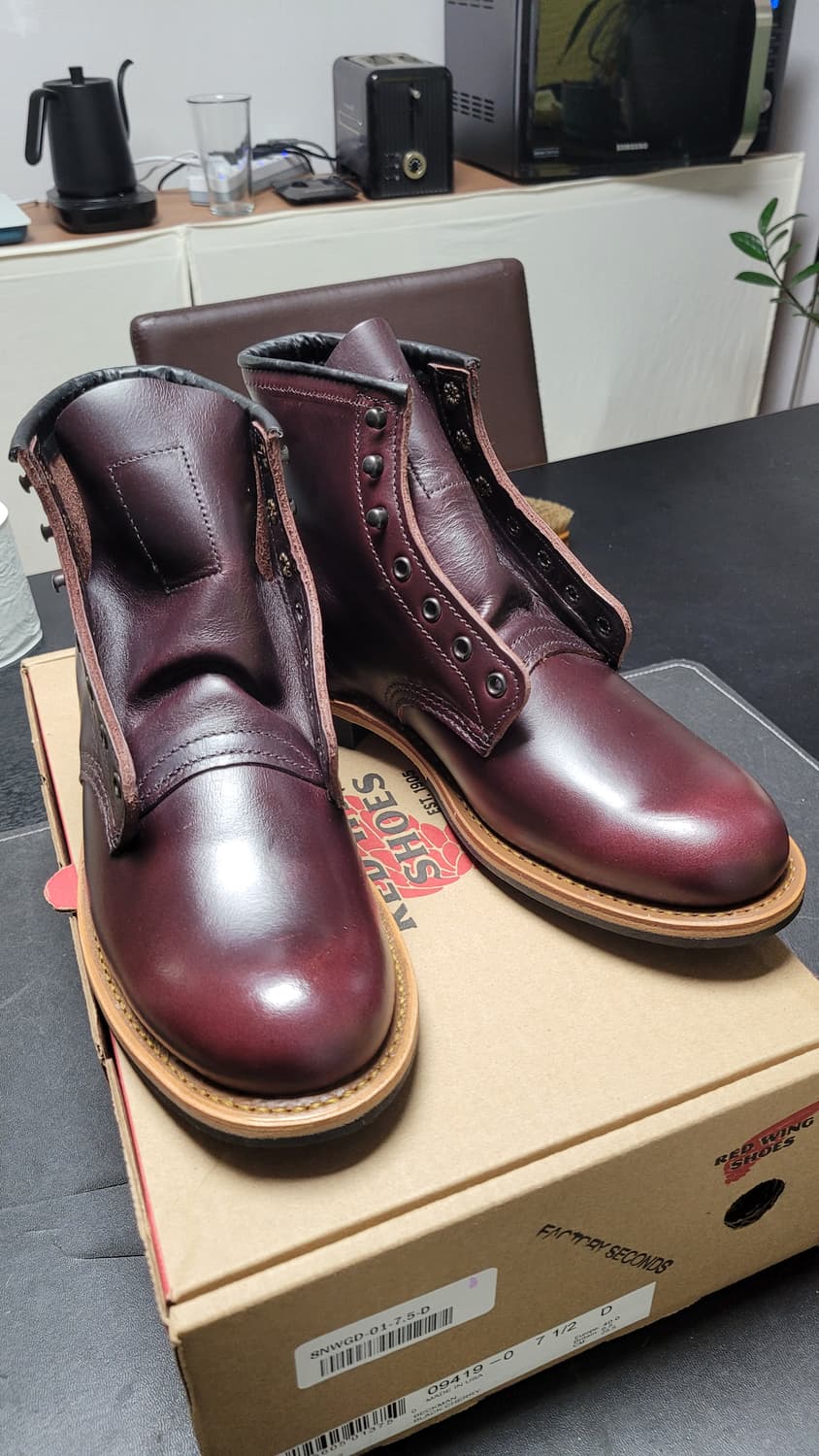 레드윙벡맨9419블랙체리 7.5d 상품이미지1