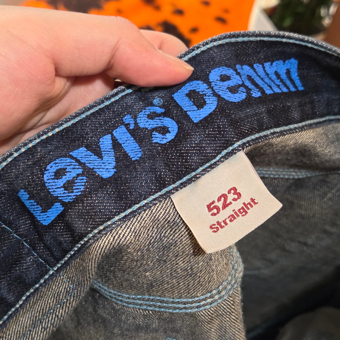 리바이스 523 워싱 데님 팬츠 상품이미지8