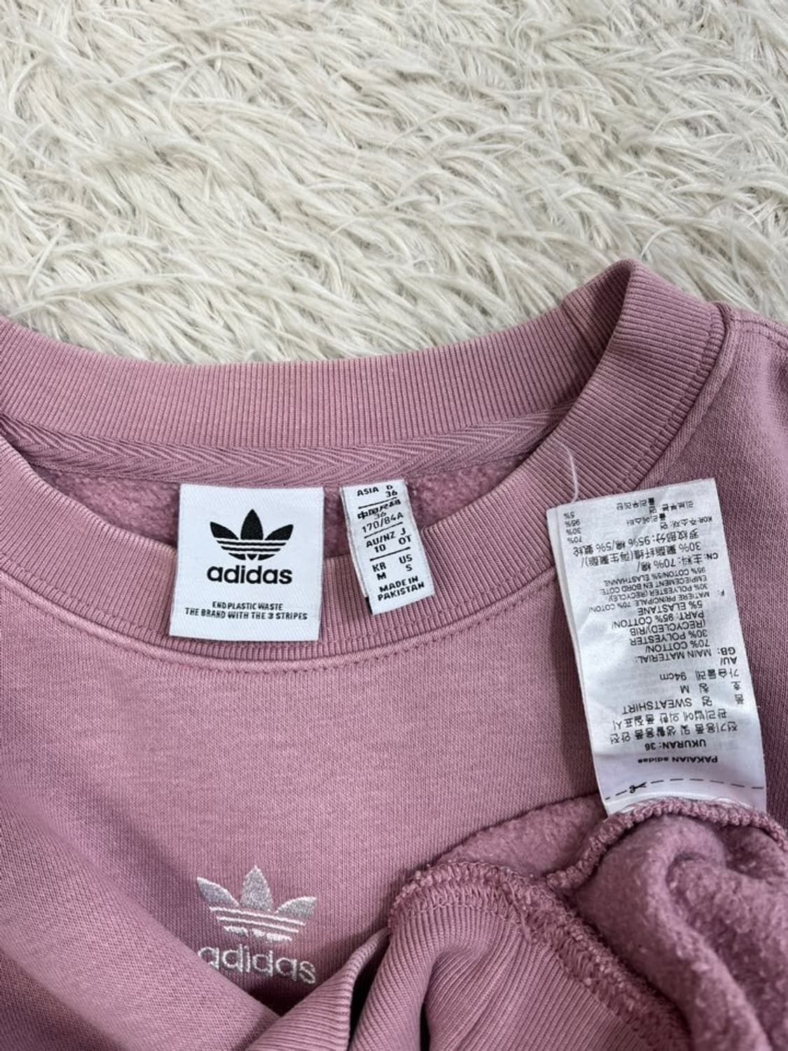 아디다스 크롭 맨투맨/#2987 상품이미지5