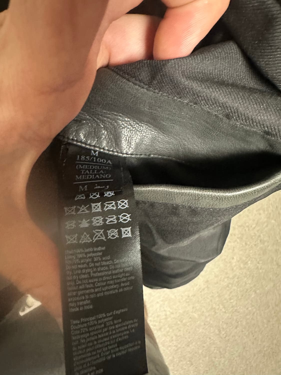 올세인츠 애스토리아 레더자켓 양가죽 상품이미지6