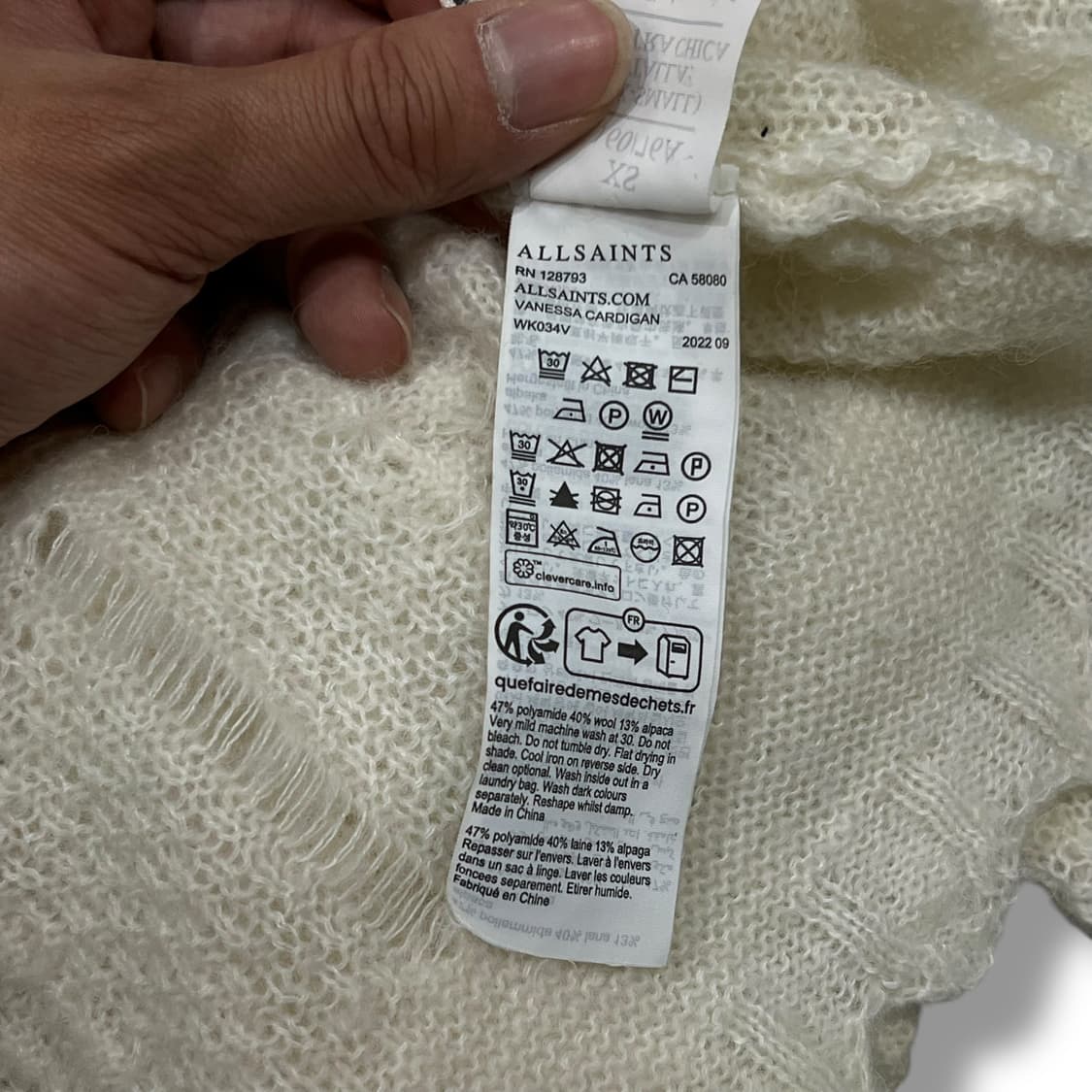  올세인츠 바네사 가디건 y13904 상품이미지8