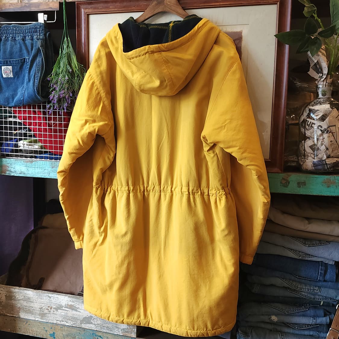 90s 폴로 랄프로렌 마운틴 파카 플리스 라이닝 후드 파카 M 상품이미지4