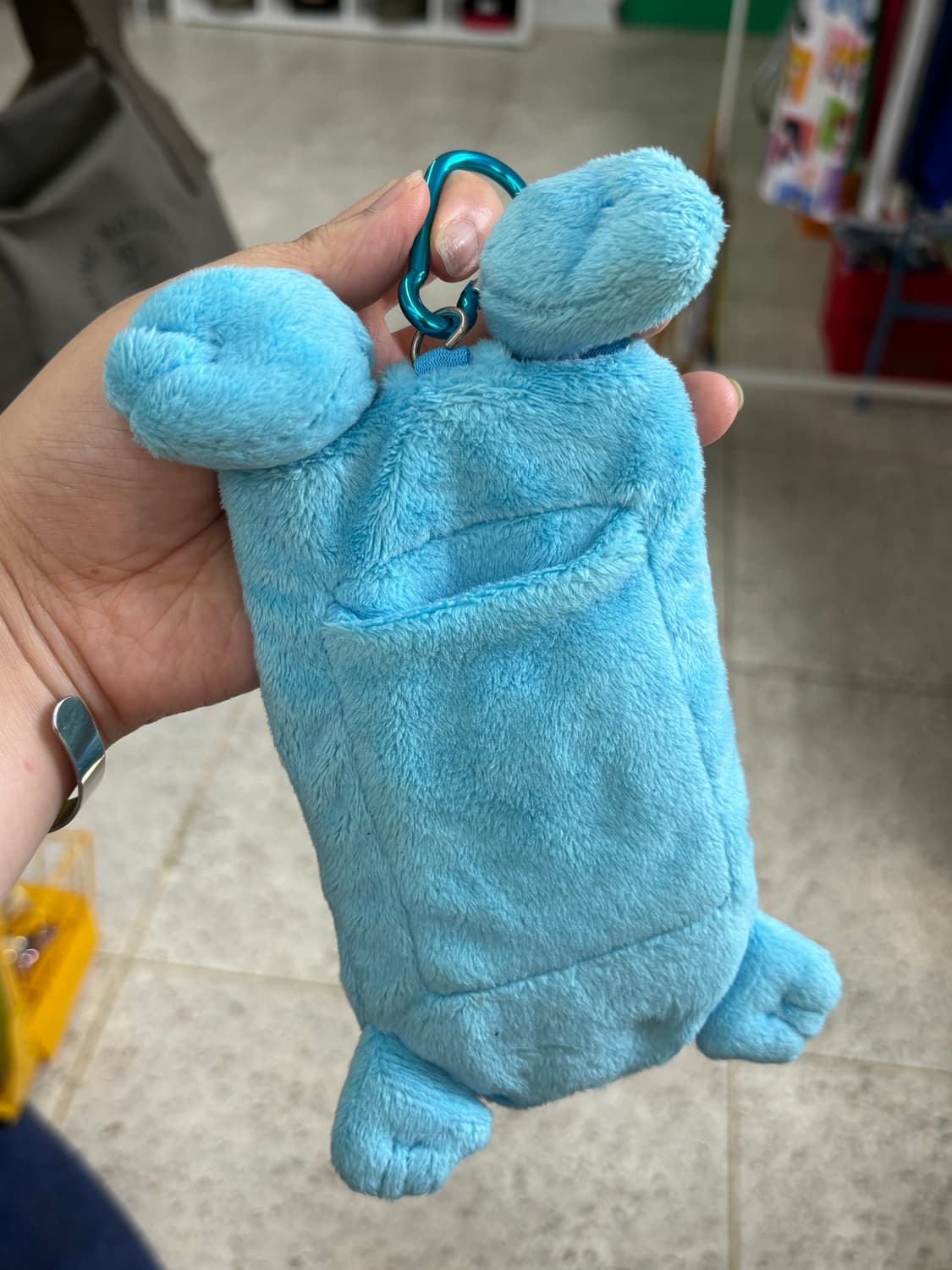 Vintage Cookie Monster Plush Card Keyrin 상품이미지3