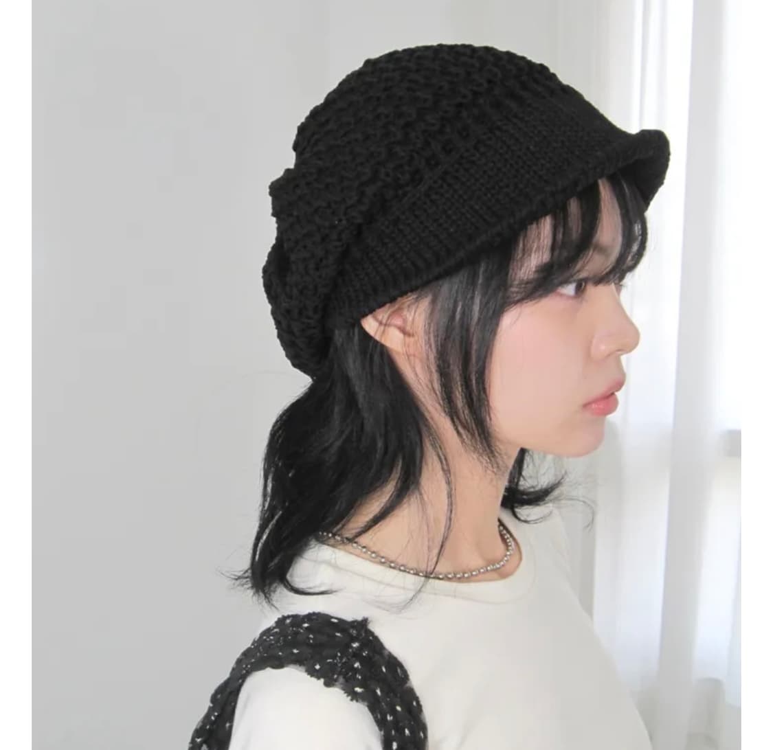 일괄 블랙 그레이 아게하 amond hat 니트모자 벙거지 베레모 비니 상품이미지1