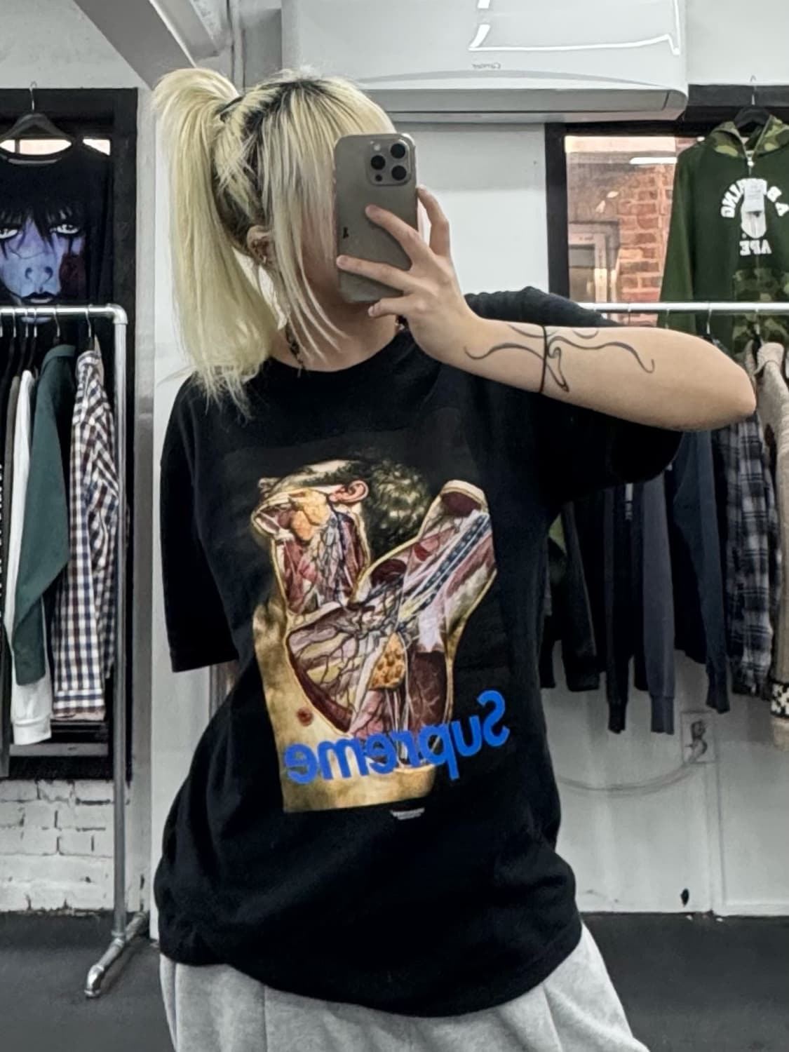 슈프림 언더커버 해부 티셔츠 상품이미지3