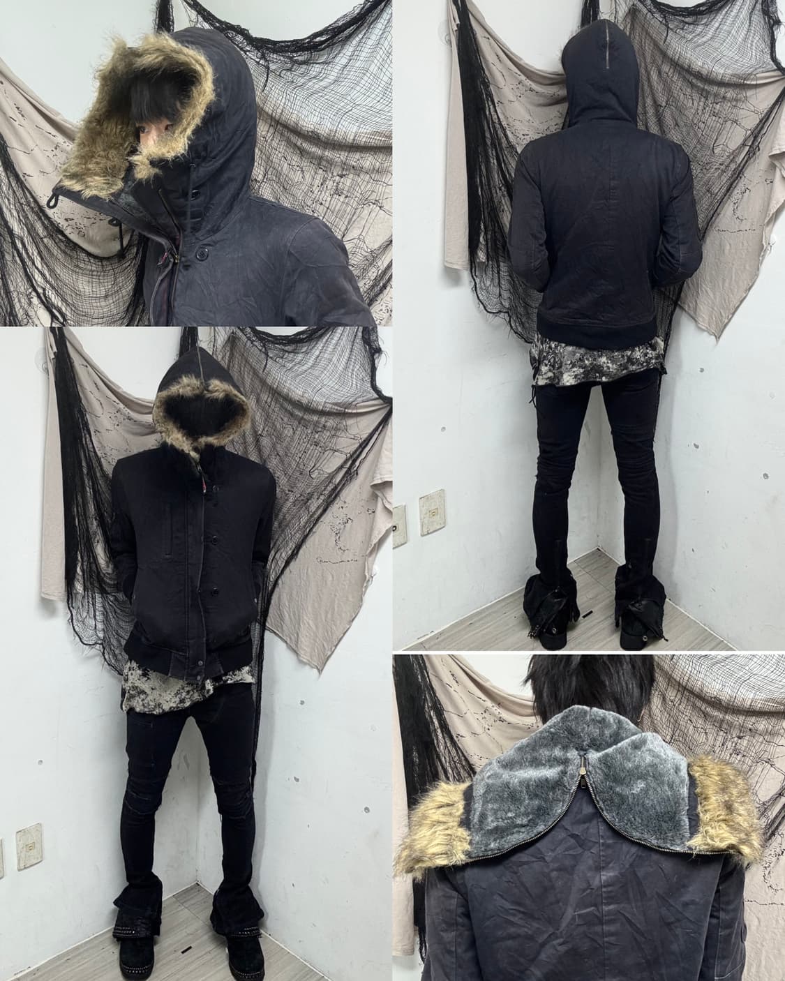 N2B Hoodie Fur&Zip Detail Jacket 상품이미지1