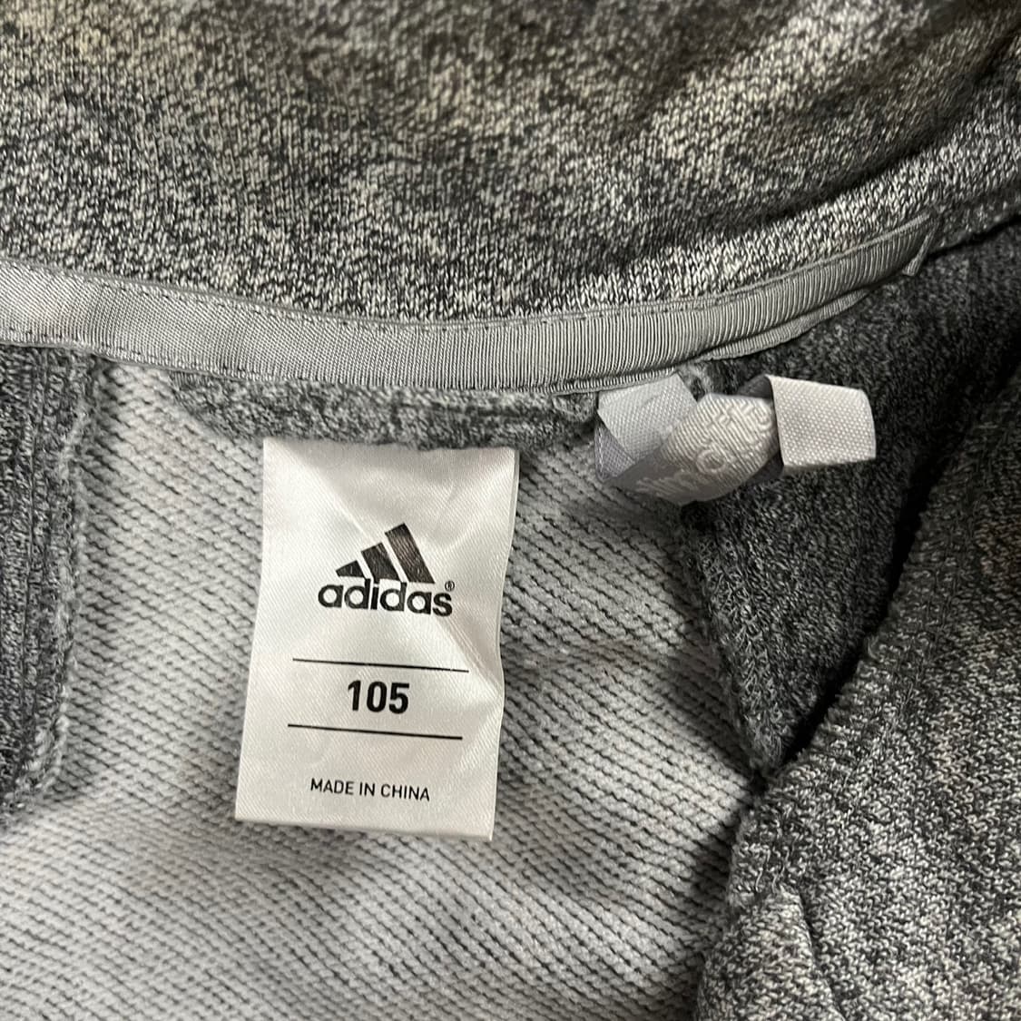 [정품/105] 아디다스 그레이 니트 집업 져지 b14 상품이미지6