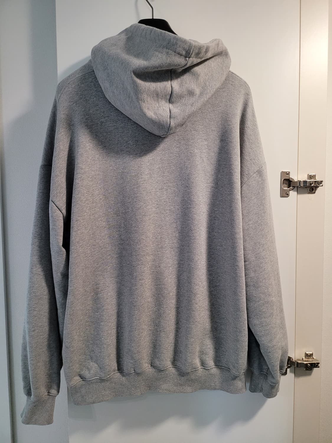 압도적 벌룬핏, NAKASU  오버핏 후드 티셔츠  (그레이) 상품이미지2