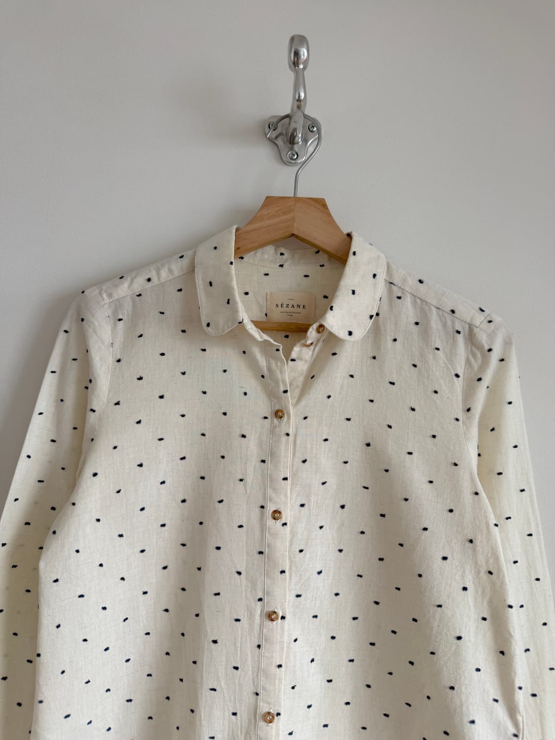 세잔(SEZANE) 도트 린넨 셔츠 상품이미지2