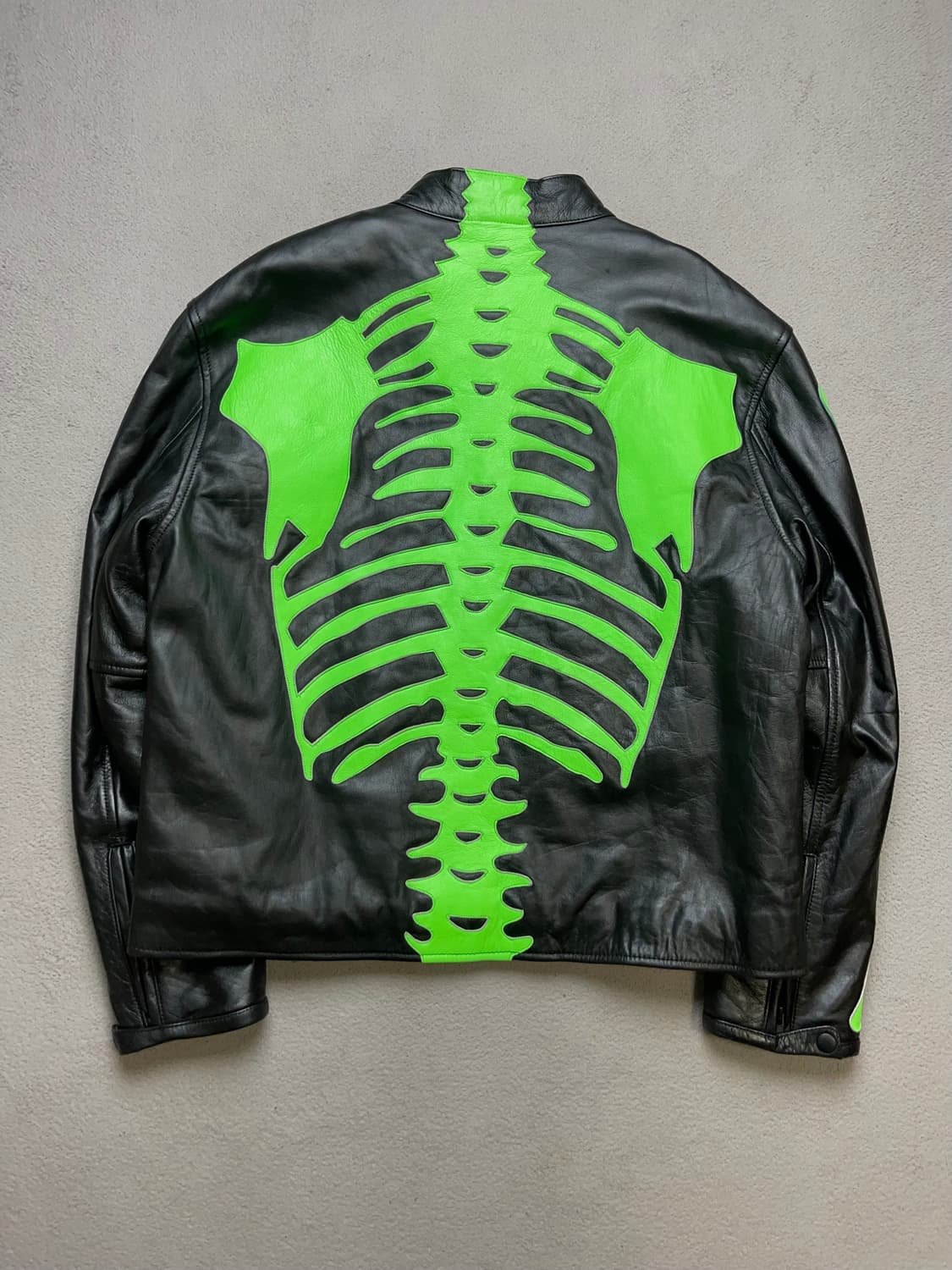 [택 X ] 스켈레톤 소가죽자켓 -100-105 (밴슨 스타일) 상품이미지3
