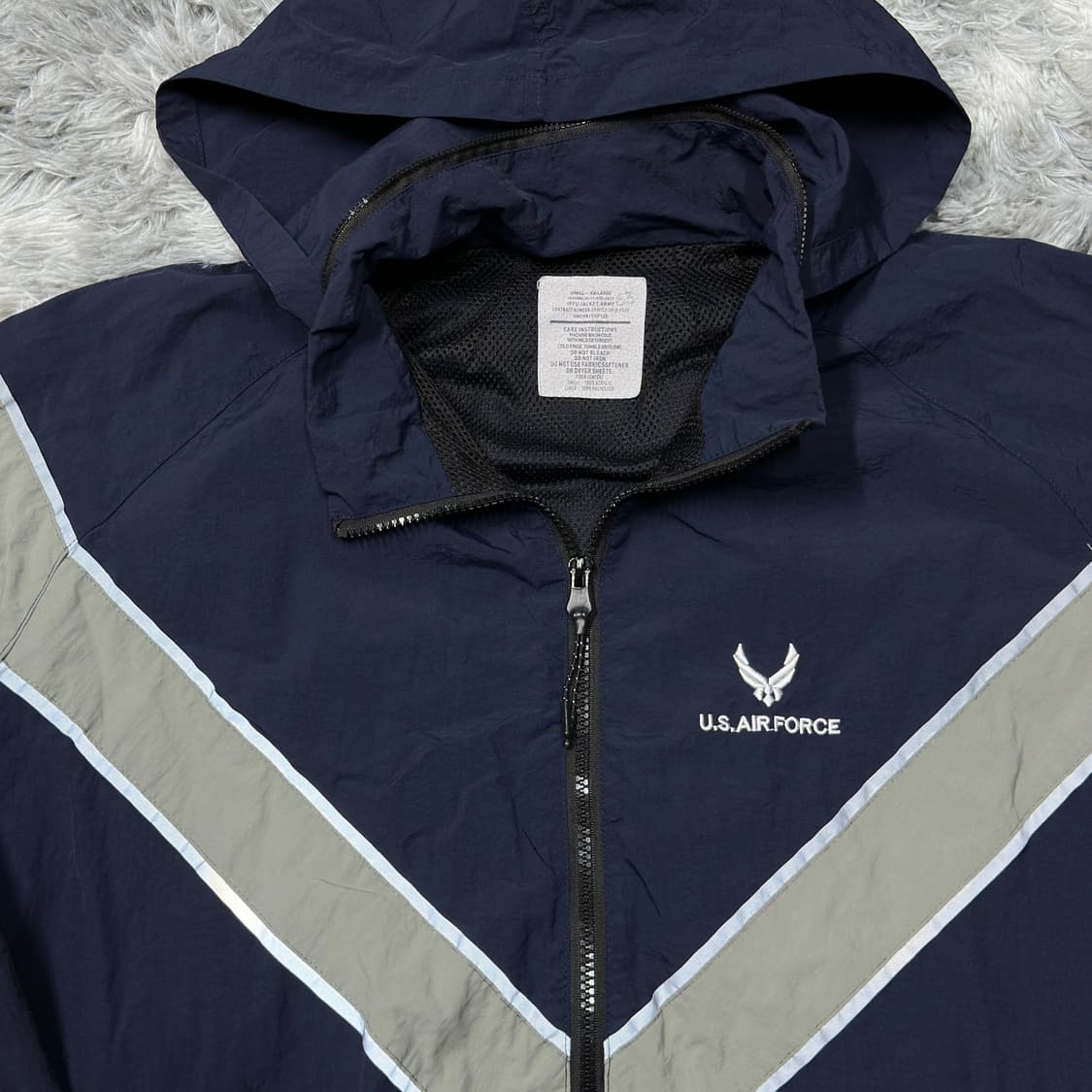미공군 에어포스 IPFU 우븐 바람막이 자켓 XXL 상품이미지2
