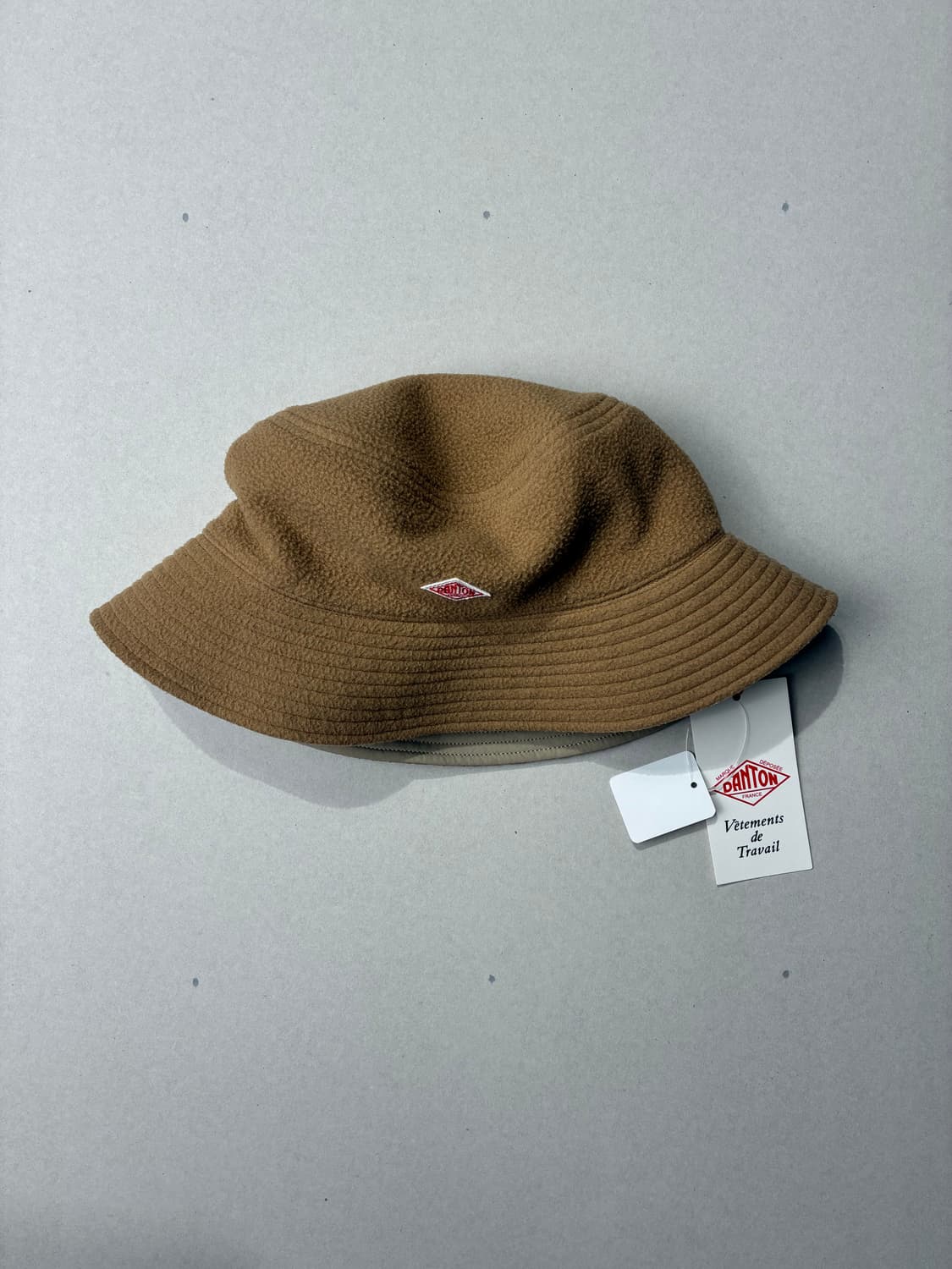 DANTON 단톤 리버시블 버킷 햇 베이지/카멜 상품이미지3