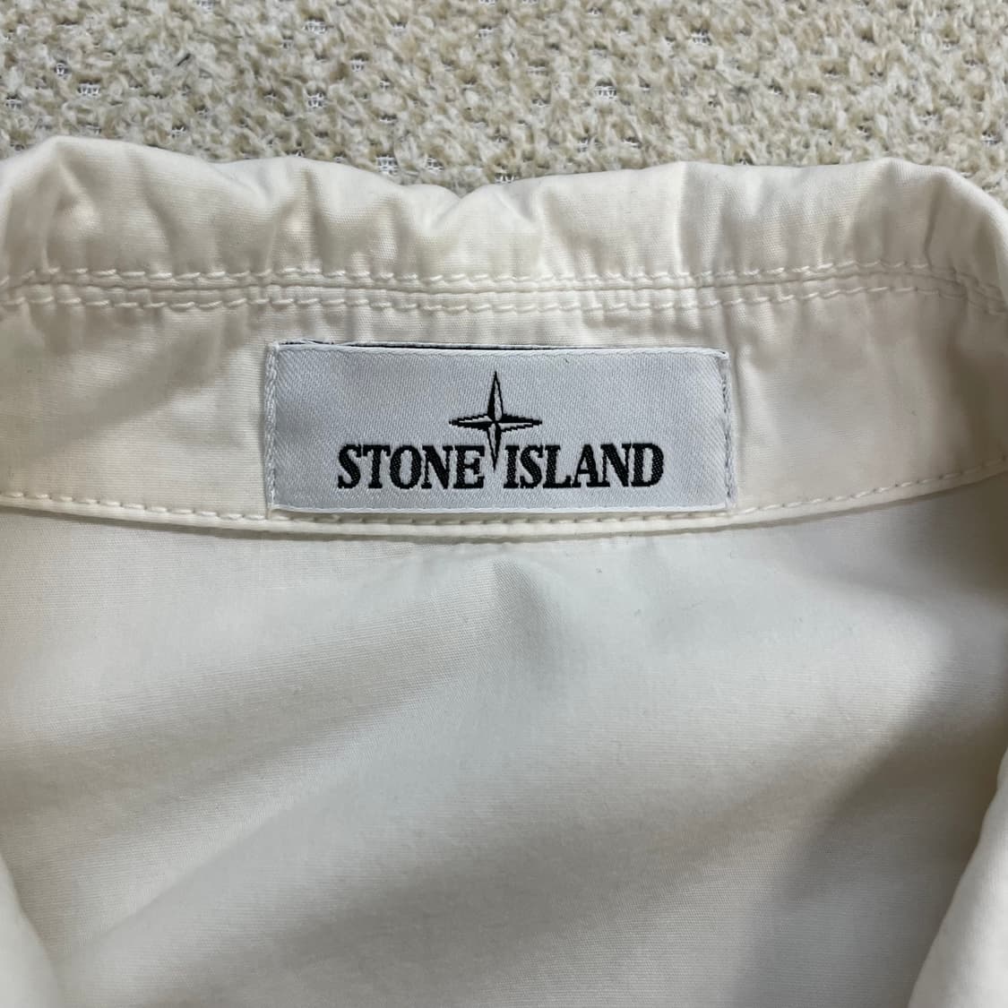 스톤아일랜드 올드 이펙트 오버셔츠 자켓 화이트 상품이미지3