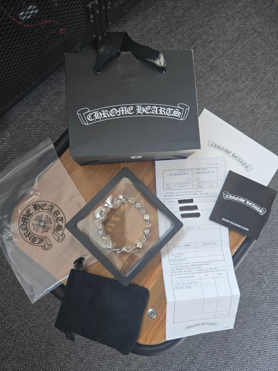 크롬하츠 다이스 팔찌 (한스룸정품) 상품이미지1
