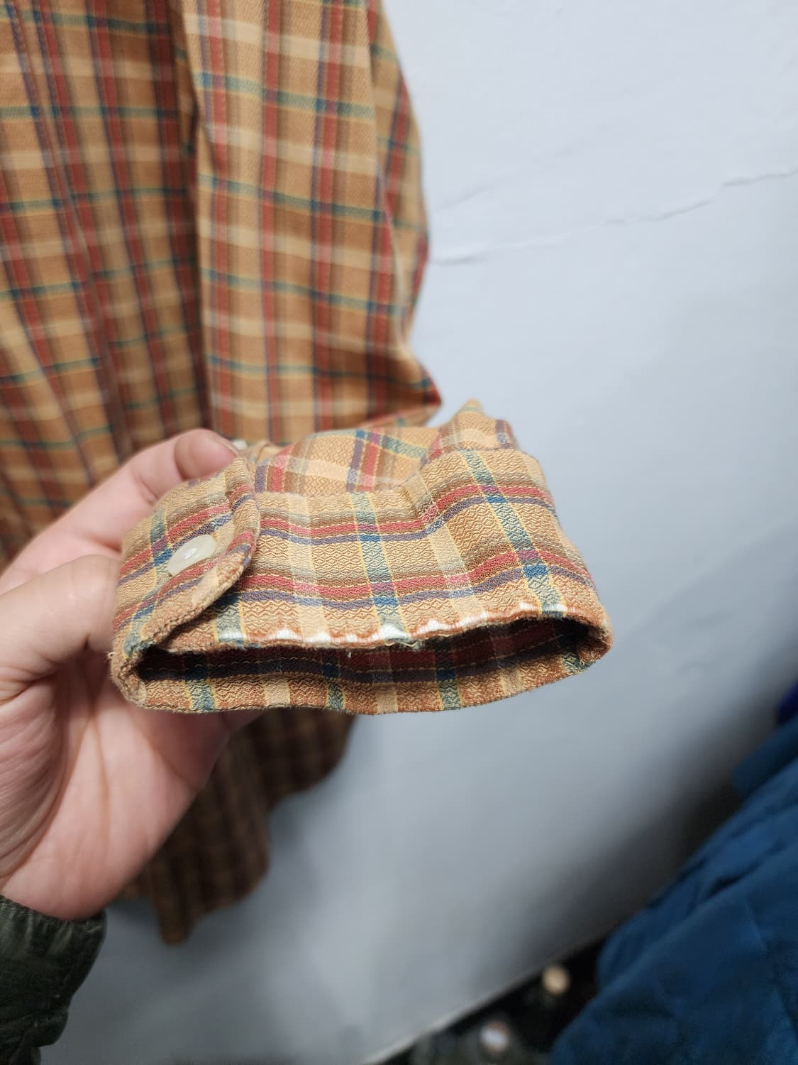 폴로 랄프로렌 BLAKE 체크 남방 XL 상품이미지4