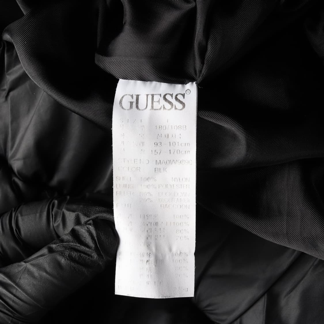 GUESS JEANS 덕다운 패딩 L 상품이미지7