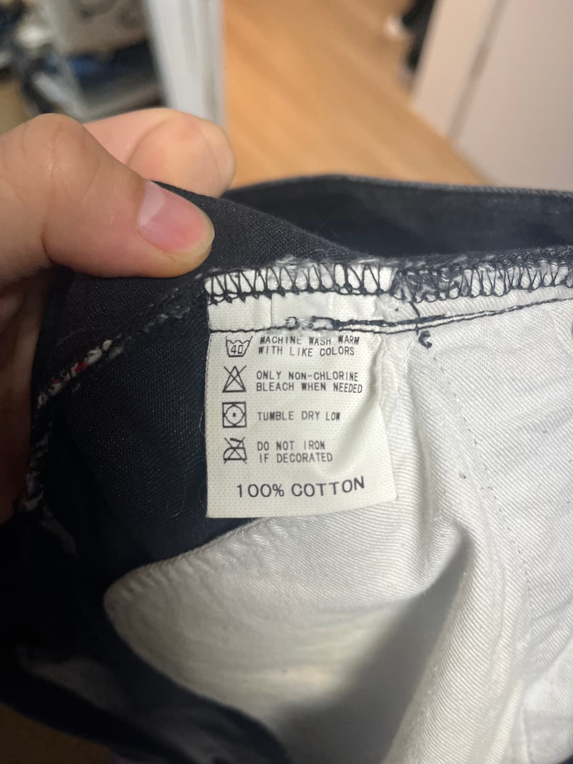 굿이너프 프라그먼트 흑청 데님 34 상품이미지8