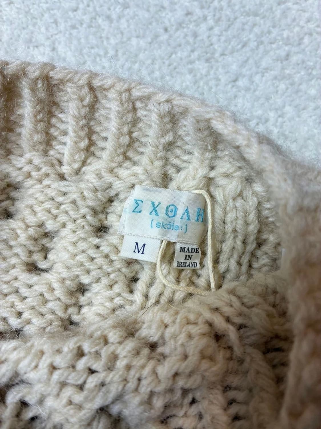 스콜레 00's 재팬 헤비 울 3D 케이블 니트 PN6461 상품이미지6