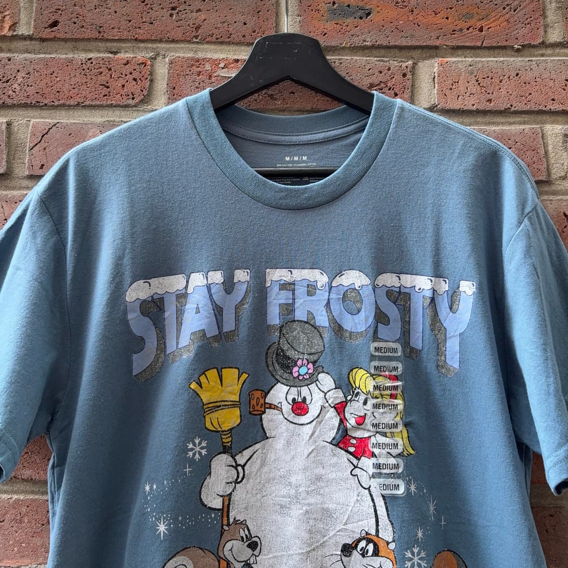 Stay Frosty 프로스티 더 스노우맨 그래픽 티셔츠 상품이미지3
