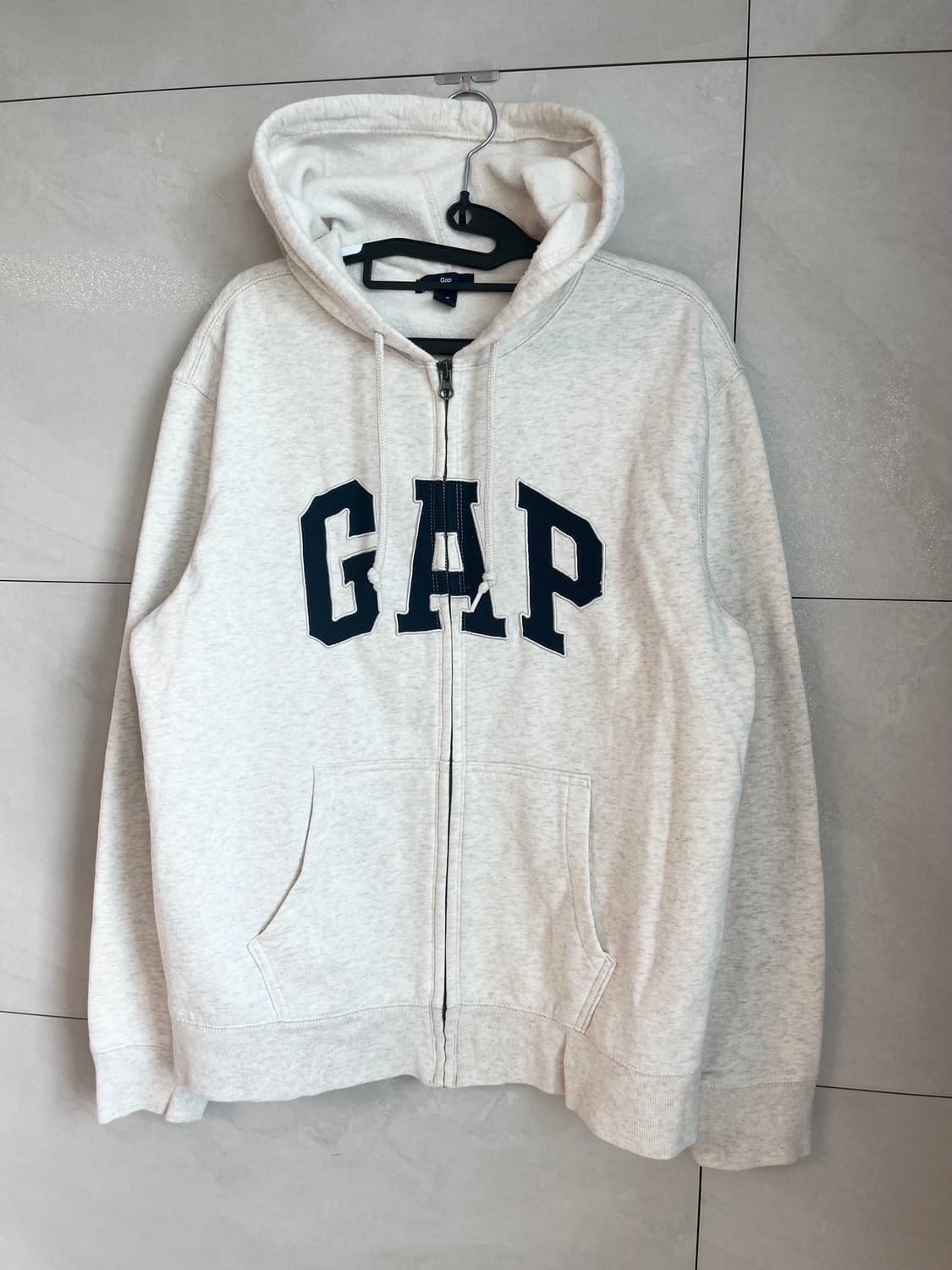 갭 GAP 후드집업 아이보리 (M) 상품이미지3