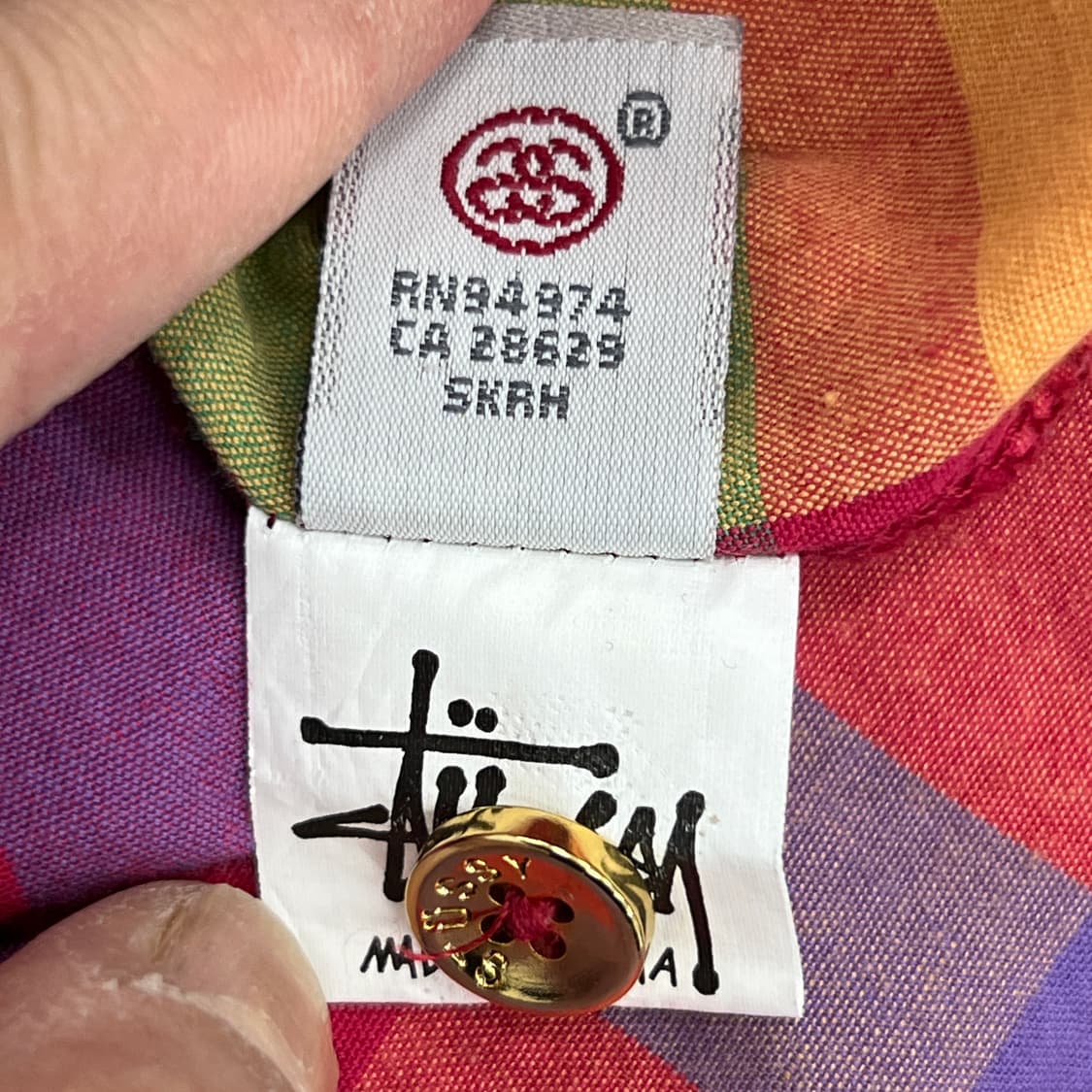 stussy 스투시 멀티 체크 후드 셔츠 자켓 상품이미지8