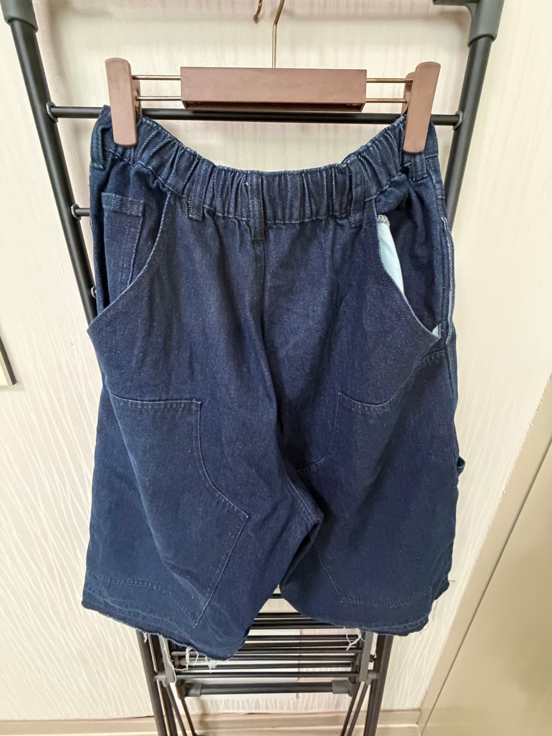 앵글런 벌룬 버뮤다 데님쇼츠 상품이미지10