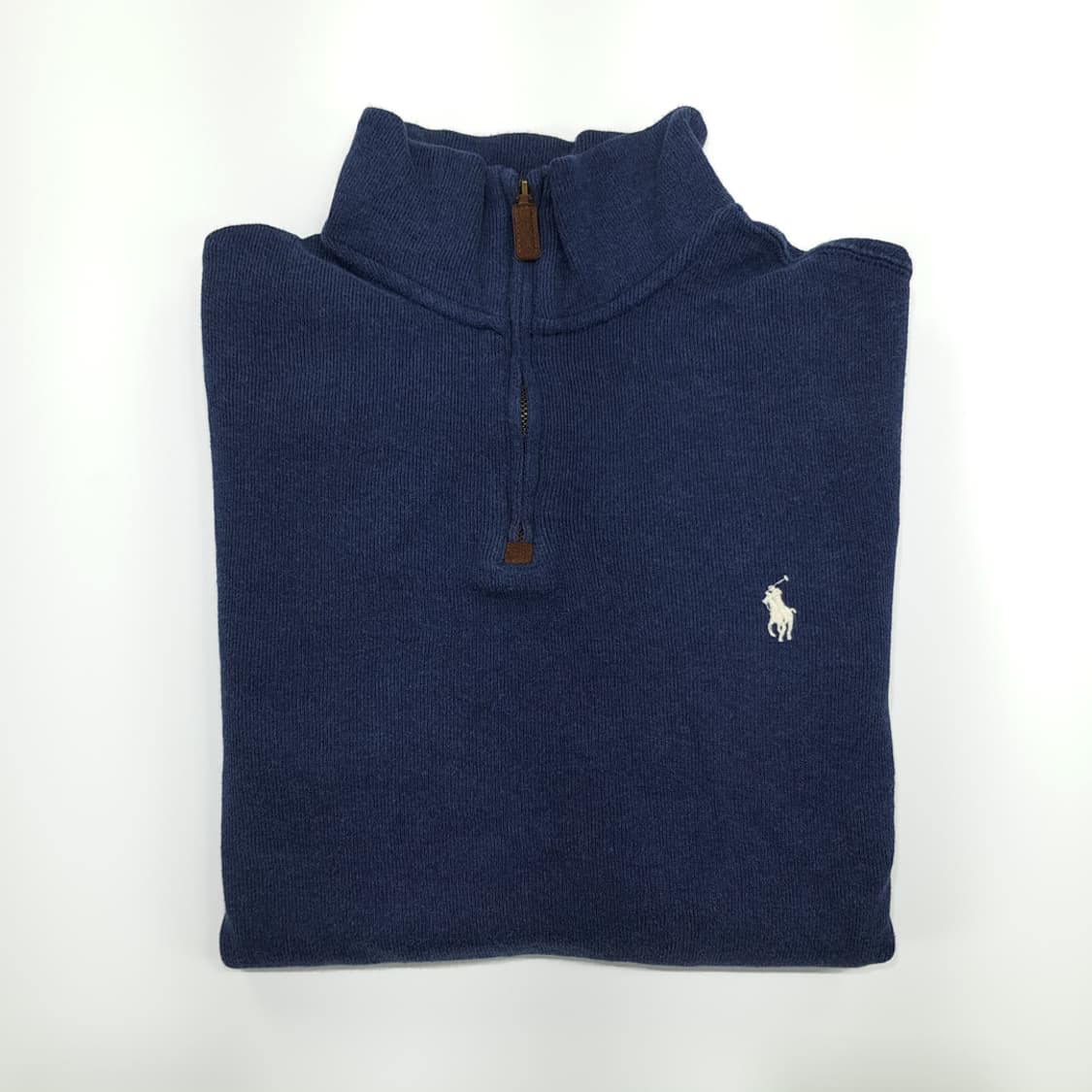 CN791 M 폴로 랄프로렌 로얄네이비 하프집업 긴팔 니트 스웨터 상품이미지8