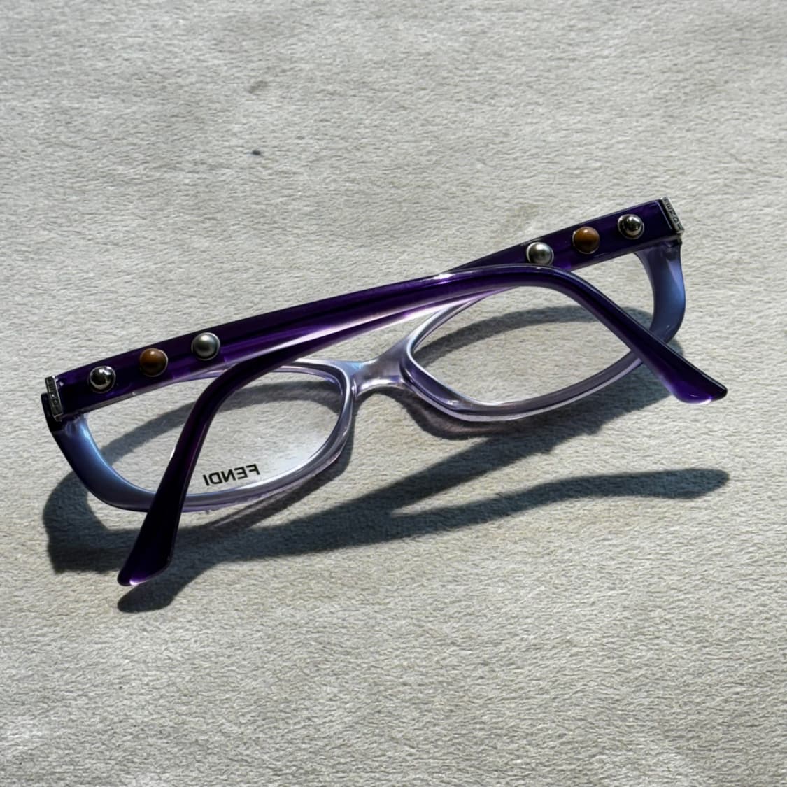 FENDI 펜디 안경 잼스톤 (OS) 긱시크 y2k 상품이미지5