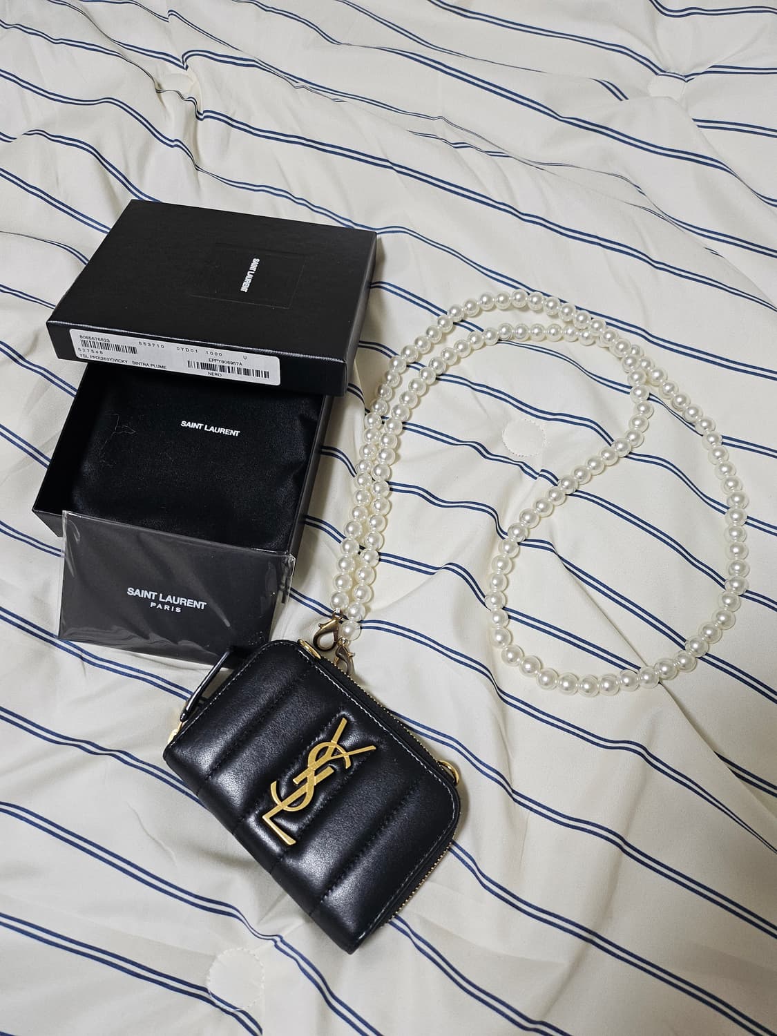 생로랑  지퍼돌이 카드지갑(정품) 상품이미지3