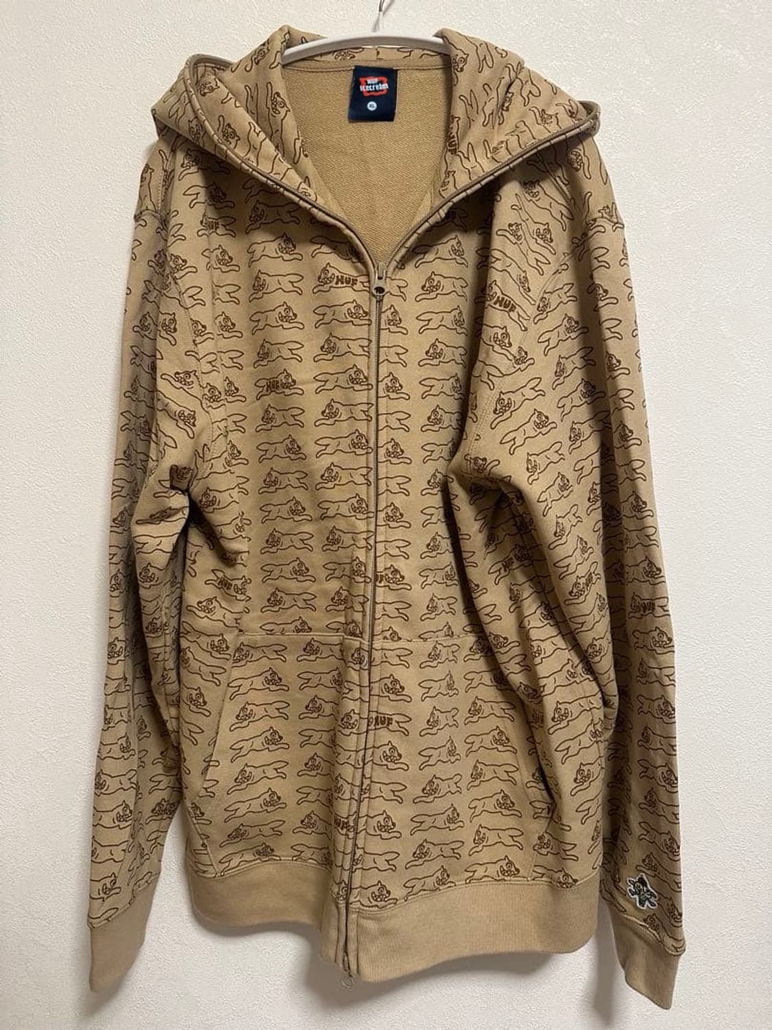 BBC 아이스크림  x HUF 김프 후디 집업 상품이미지2