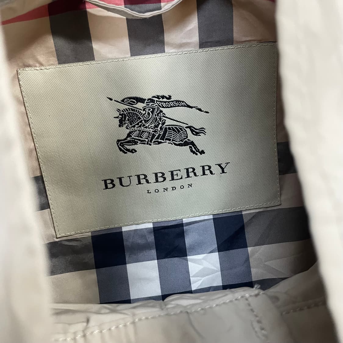 버버리 Burberry 바람막이 자켓 베이지 상품이미지4