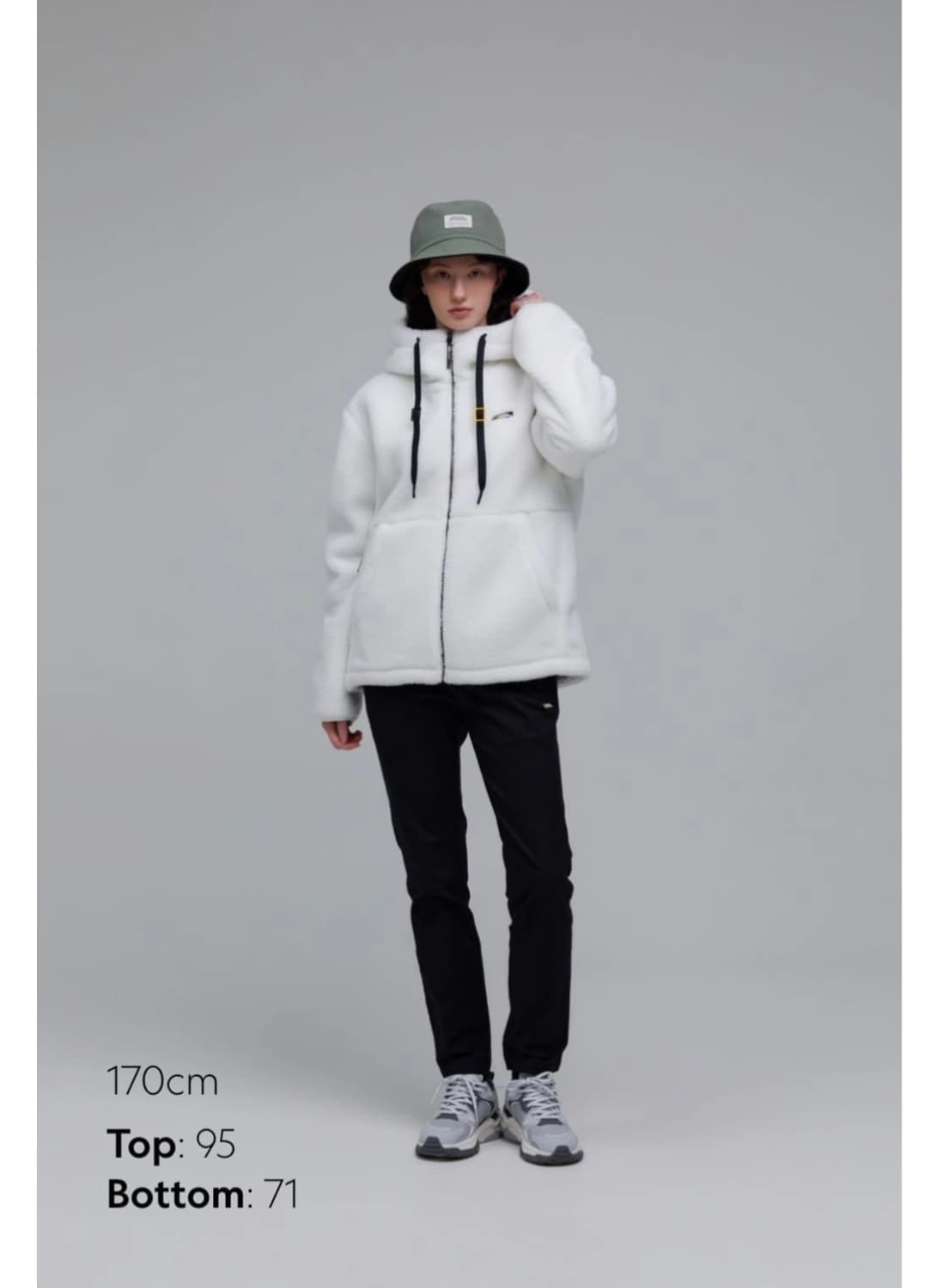 내셔널지오그래픽  후드 플리스 남 M 상품이미지8