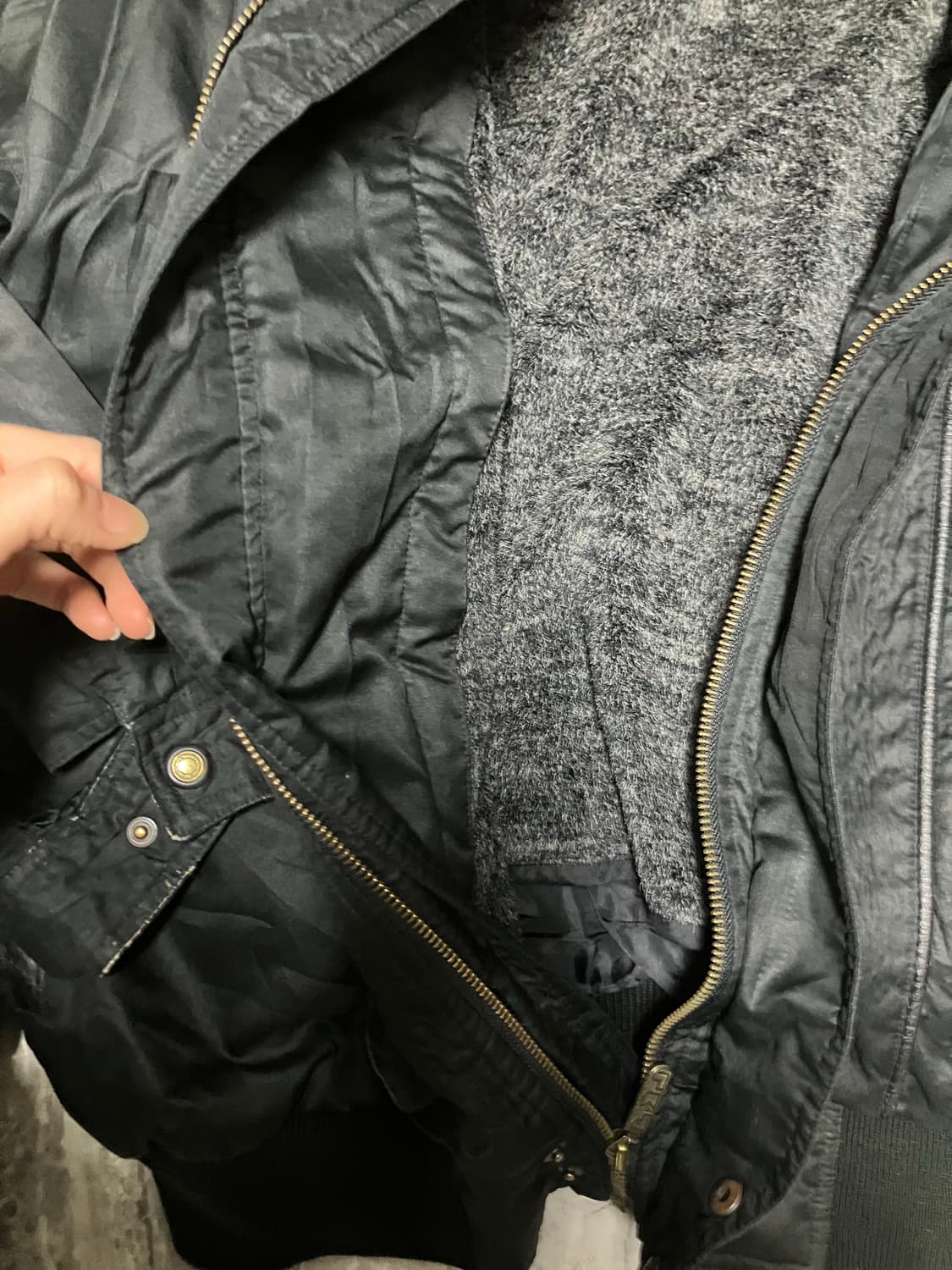 일본빈티지 DieMonte 오리엔탈보헤미안락펑크 아방핏 가주봄버자켓 상품이미지5