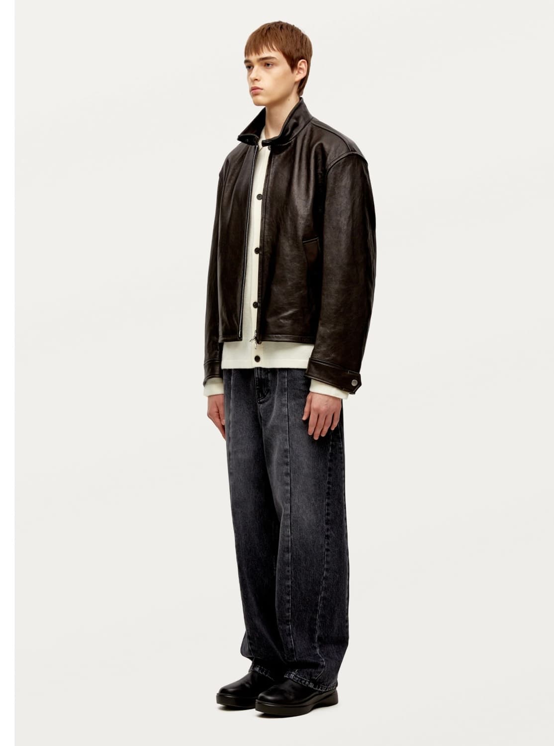 솔리드 옴므 레더 자켓 상품이미지2