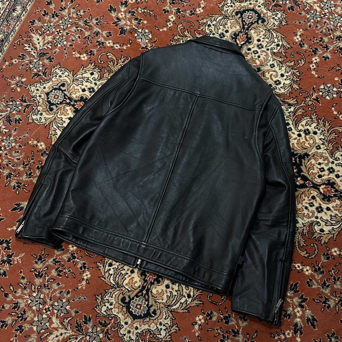 AGING CCC 양가죽 자켓 (XL) 105 싱글 라이더 자켓 상품이미지4