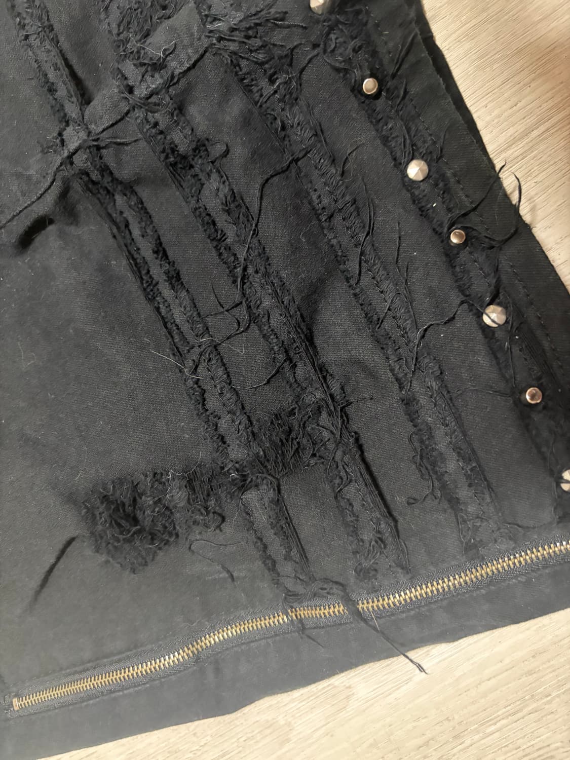 펑크 갸루 치마 스커트 블랙 아케호무 상품이미지2