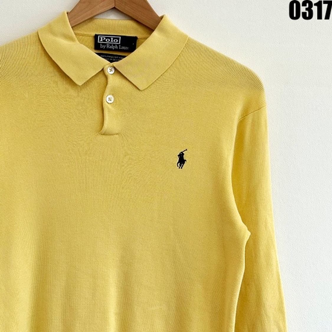 폴로 랄프로렌 코튼 니트 카라 긴팔 M 0317  상품이미지2