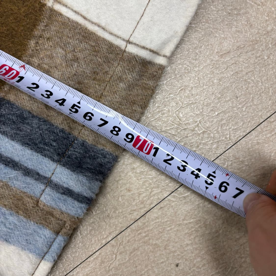 자라 체크 모직 셔츠 상품이미지4