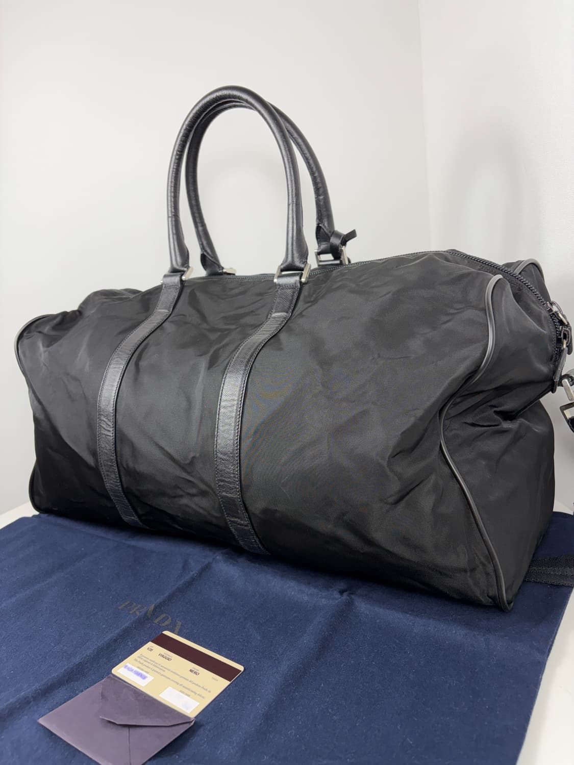 프라다 V20 나일론 2way 보스턴백 골프가방 여행가방 상품이미지6