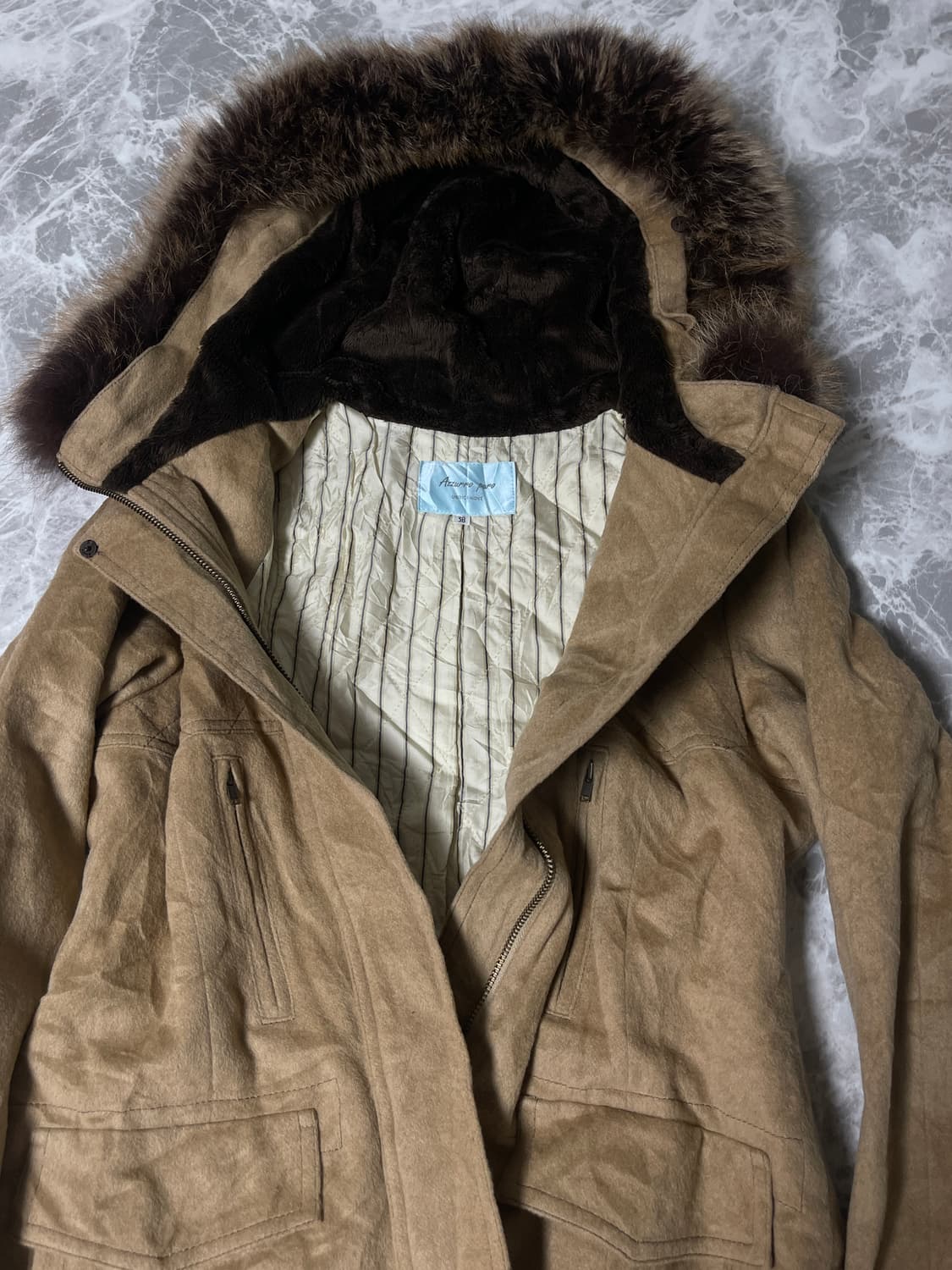 (Japanese vintage)suede fur jacket 상품이미지6