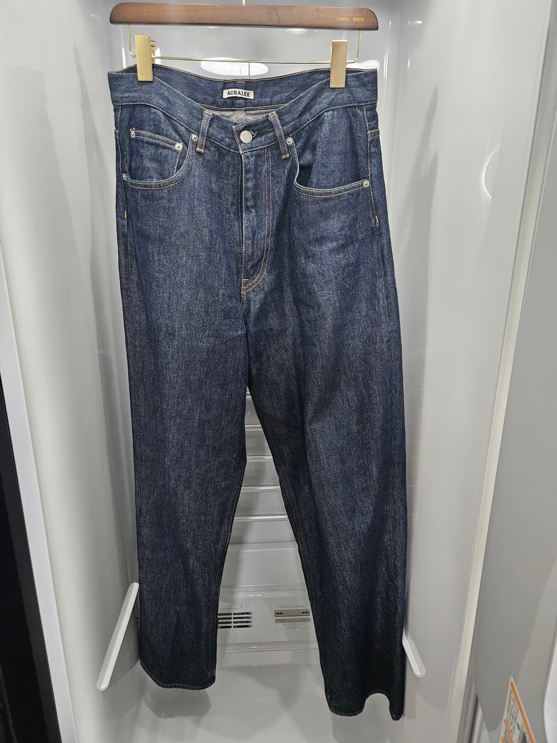 오라리 와이드 하드트위스트 데님 상품이미지1