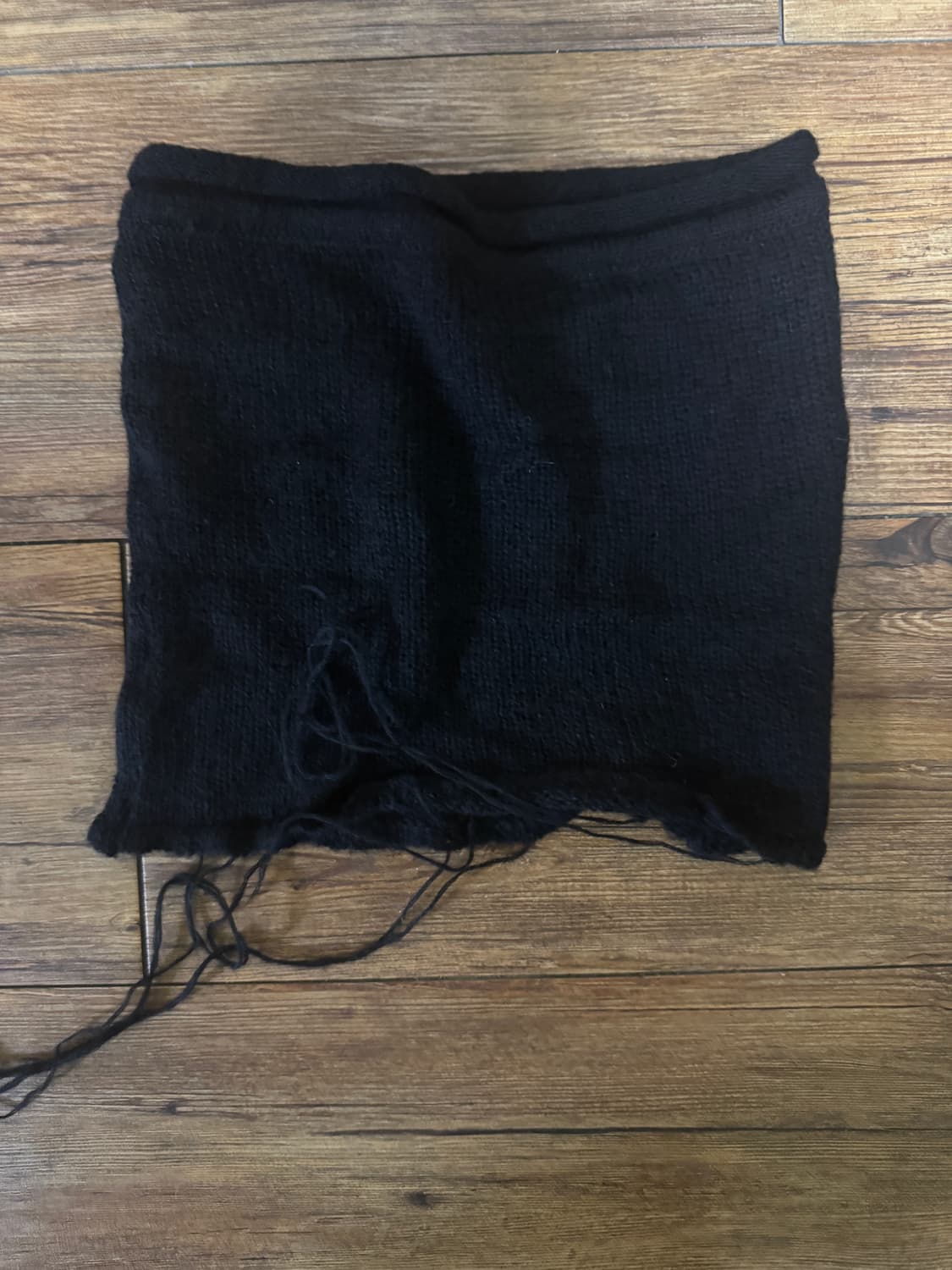 블랙멀 distressed mohair knit / black 상품이미지10