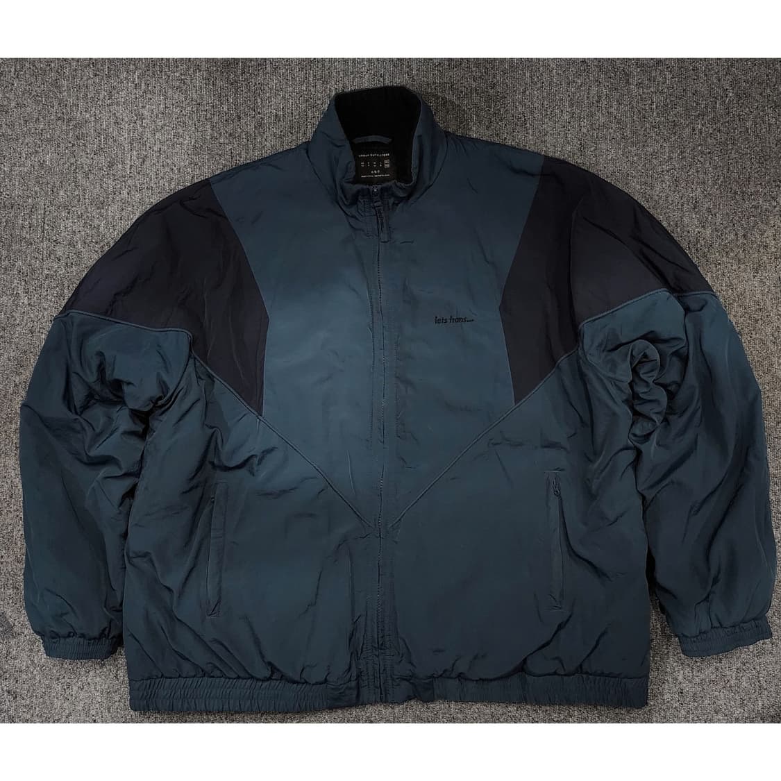 Urban Outfitters 투톤 기모 오버핏 집업 자켓 XL 상품이미지1