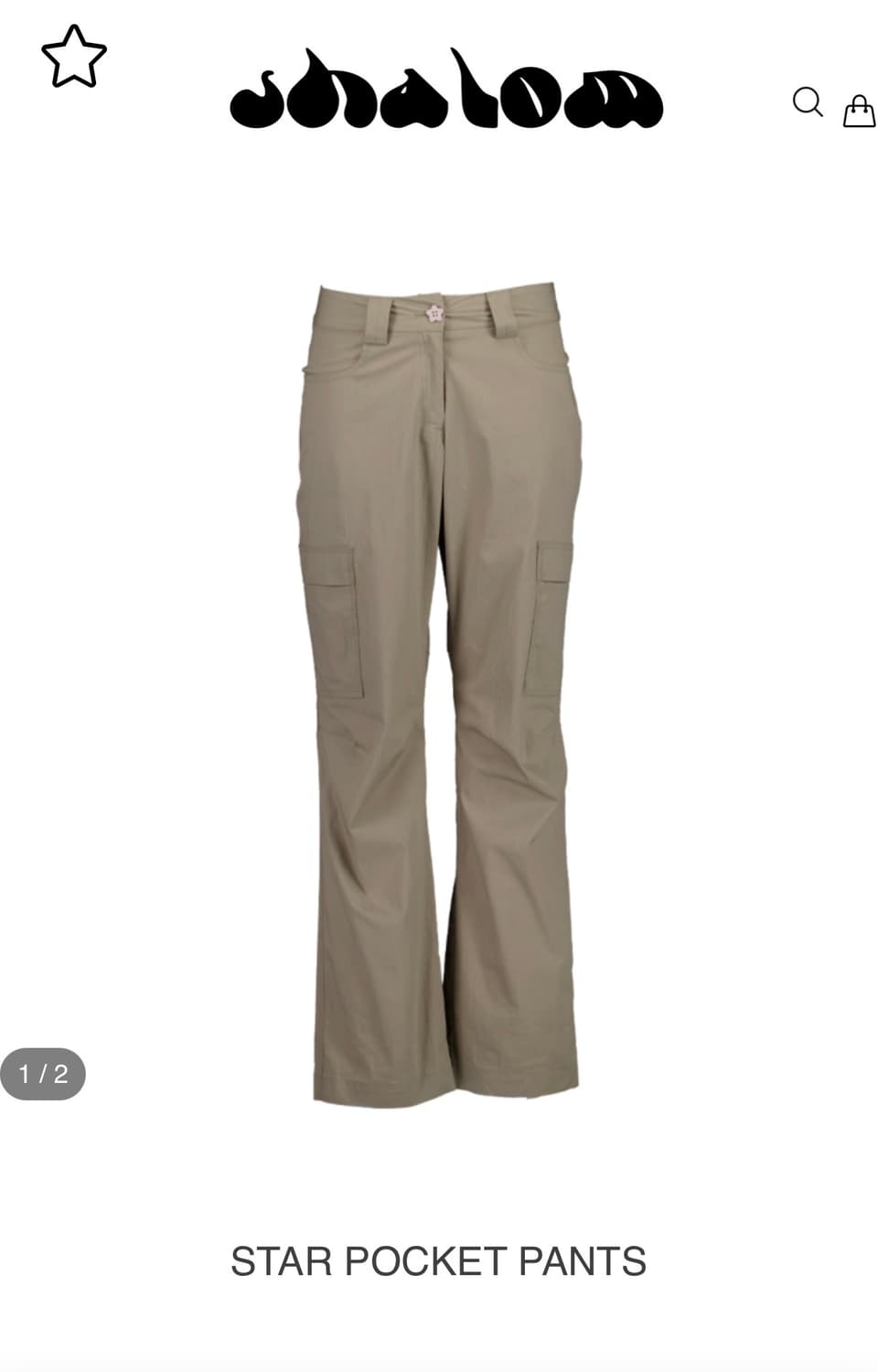 샬롬클럽 STAR POCKET PANTS 팬츠 s 상품이미지1