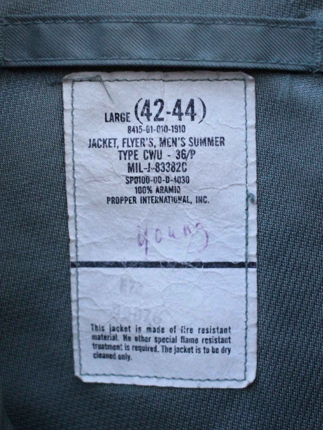 00s Airforce cwu-36/p Flyer Jacket 상품이미지3