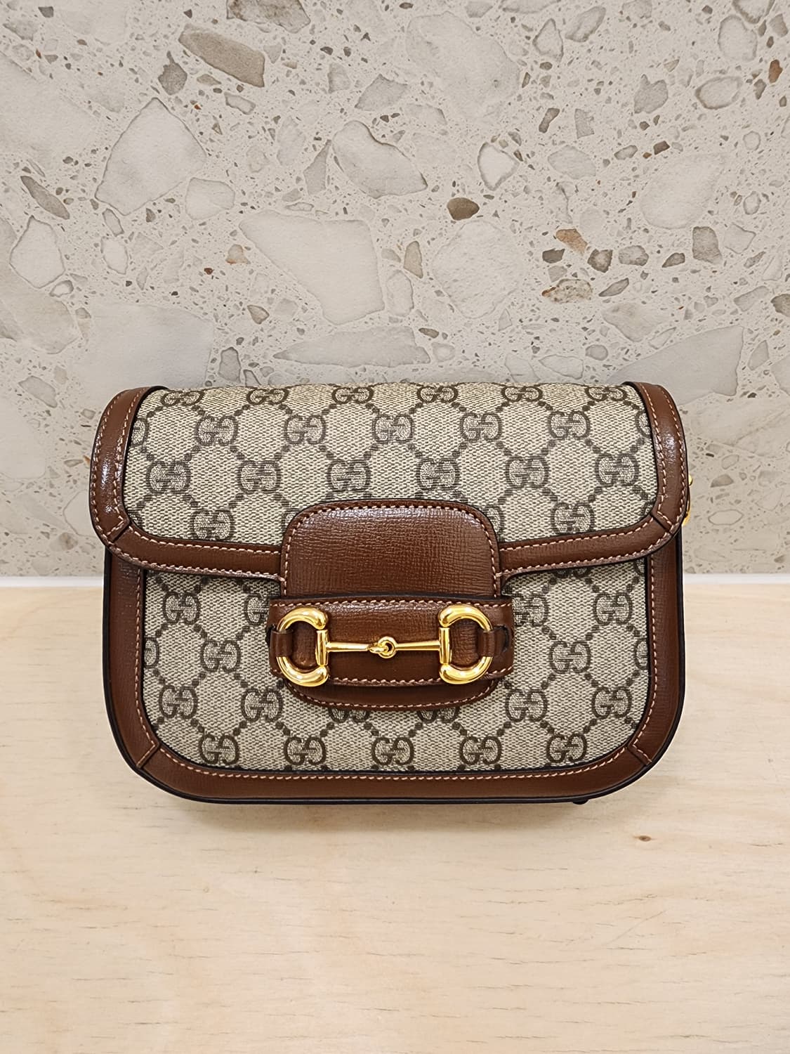 구찌 658574 1955 홀스빗 미니 크로스백 브라운 상품이미지2