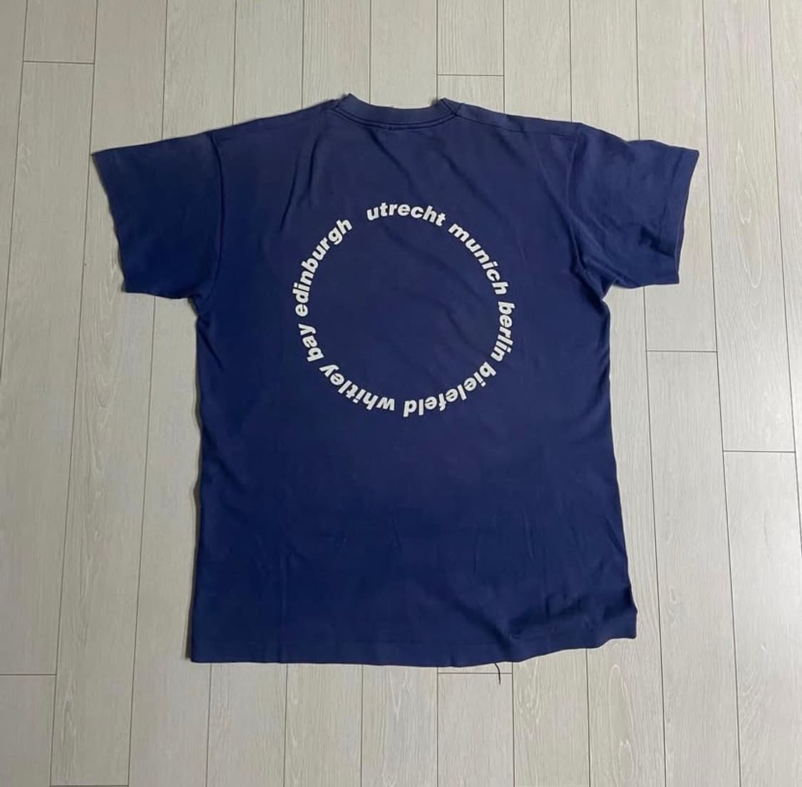 [L] 95년 oasis 오아시스 오리지날 투어 티셔츠 상품이미지2