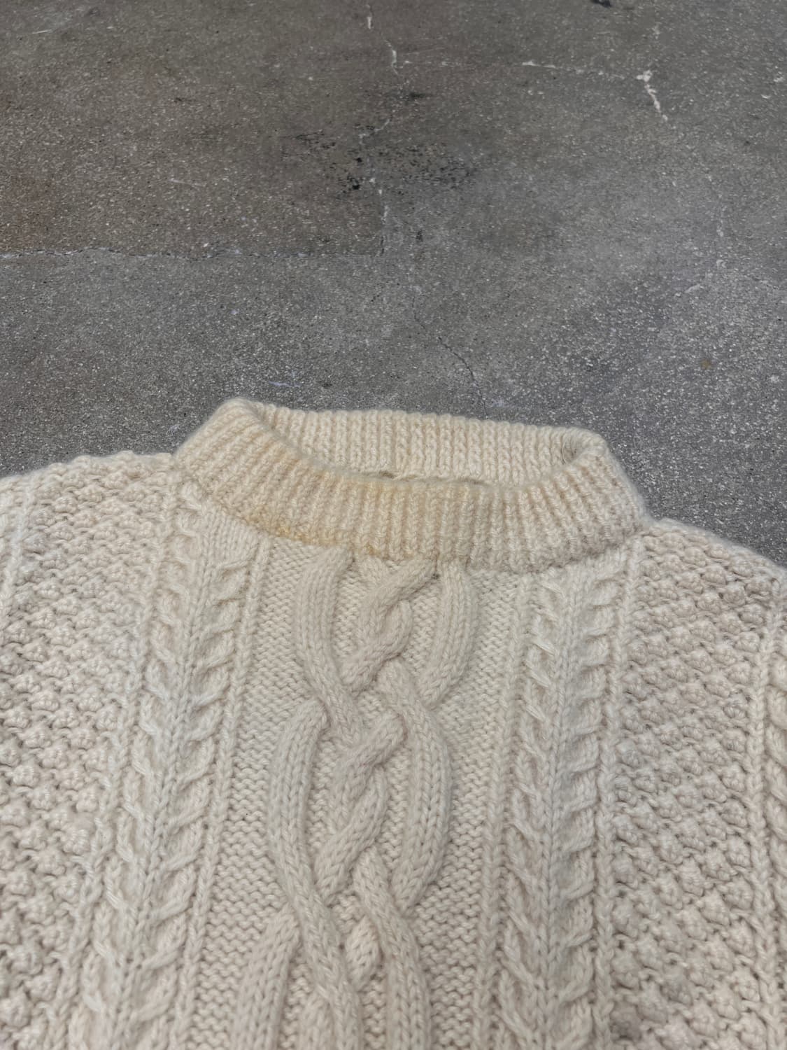 유럽 빈티지  피셔맨 니트 상품이미지6