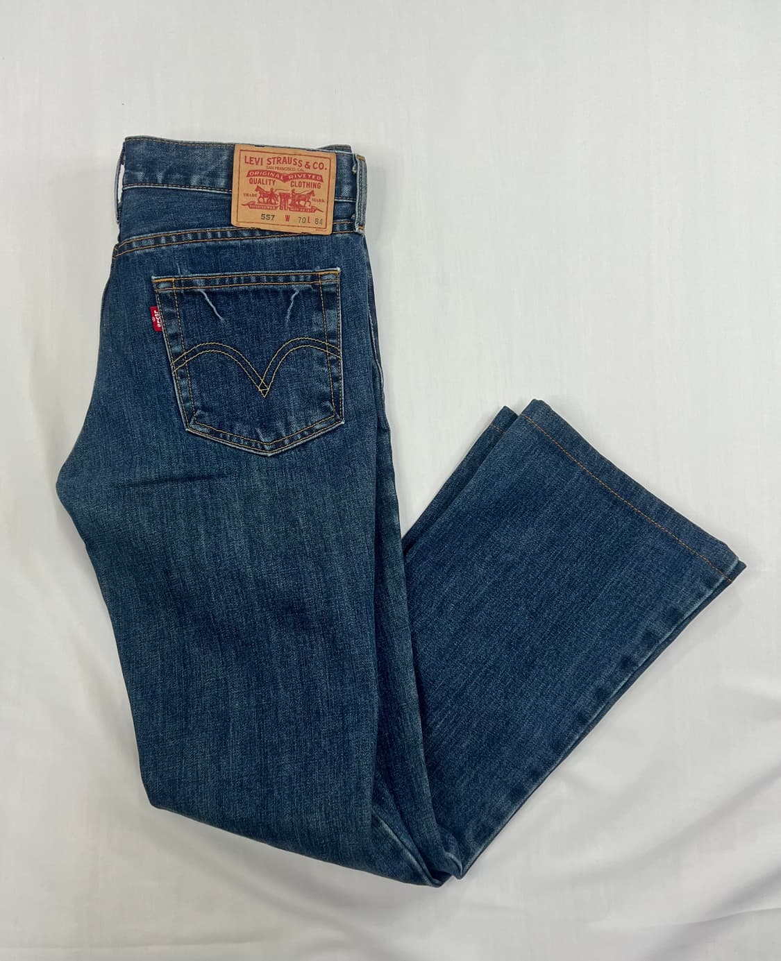 리바이스 557 부츠컷 청바지 W70 L84 상품이미지1